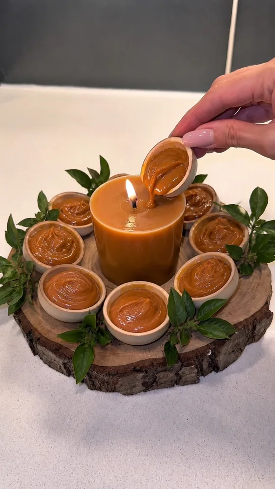 Vela de doce de leite